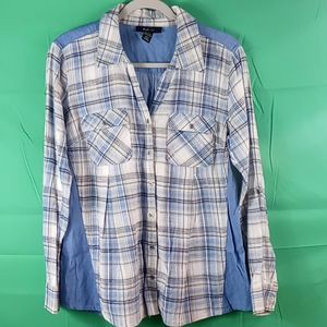Style & co. Flannel top size medium